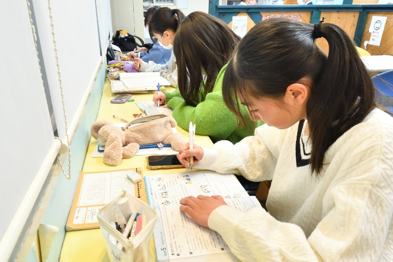 自習室の様子