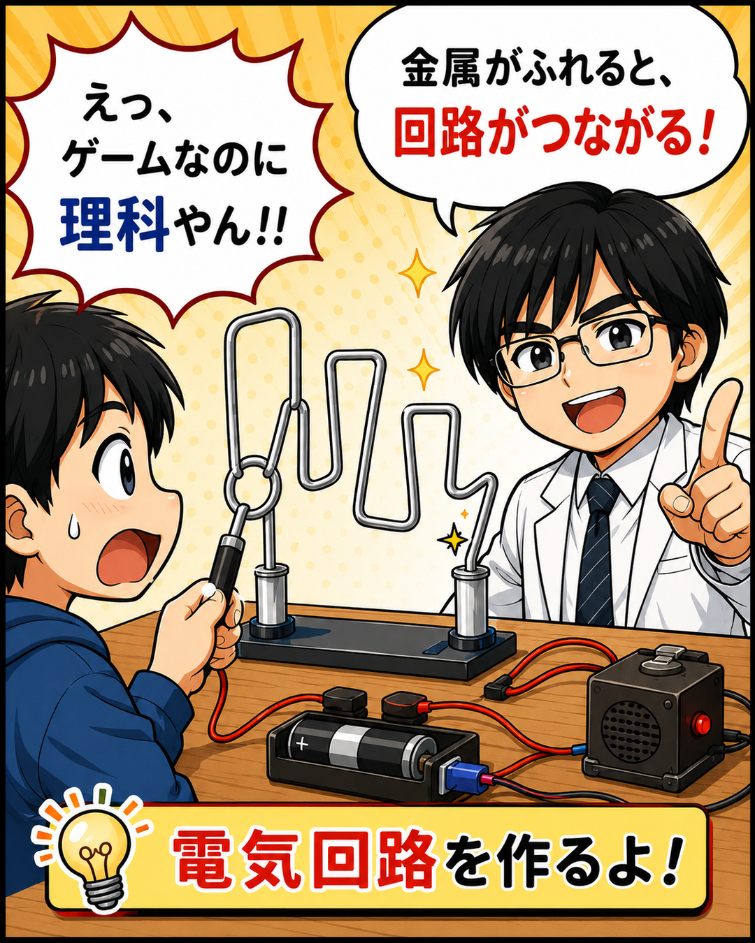 電気回路のしくみを知る