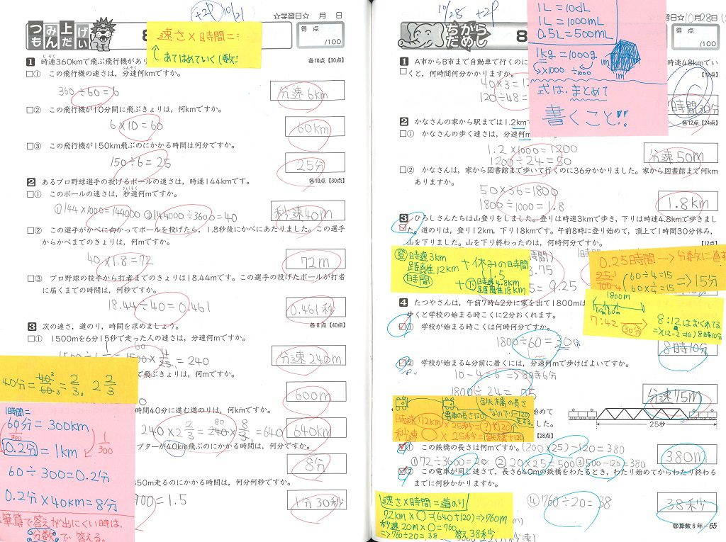 超効率勉強法『ふせん大作戦！』 | 明石の塾なら中谷塾